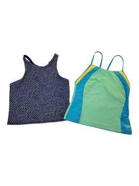 All in Motion Speedo Girls' 10-12 Tankini Bundle Swimwear